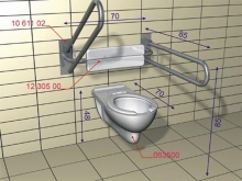 Specyfikacje techniczne dotyczące montażu toalety wiszącej dla niepełnosprawnych