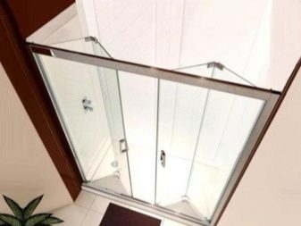 Portes de douche en verre pliant