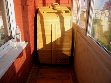 Mini sauna do mieszkań własnymi rękami